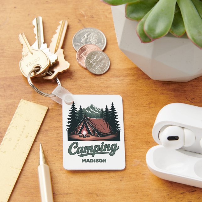 Chaveiro Nome Personalizado Camping (Mesa)