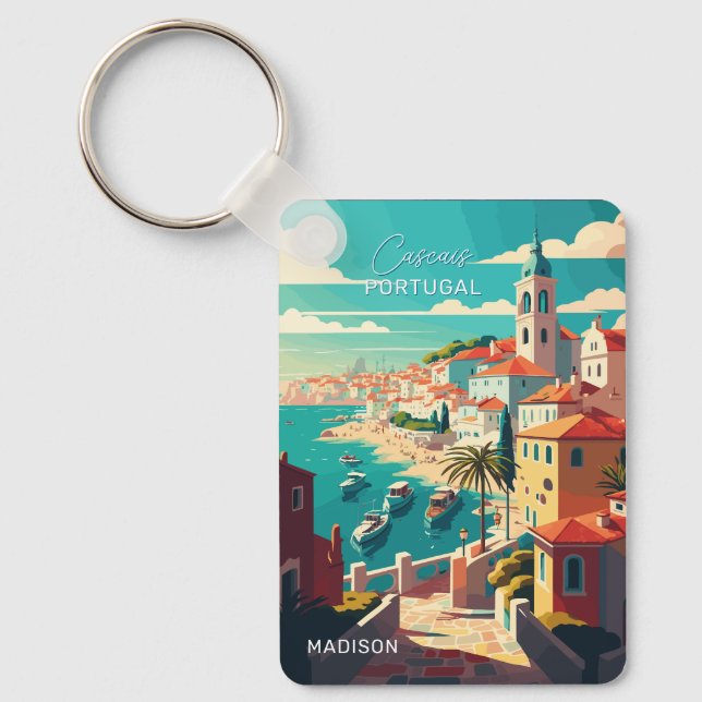 Chaveiro Nome personalizado Cascais Portugal (Frente)