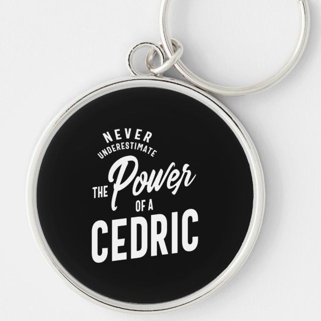 Chaveiro Nome Personalizado Cedric - Presente de Aniversári (Frente)
