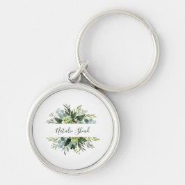 Chaveiro Nome Personalizado Chic Floral Menina