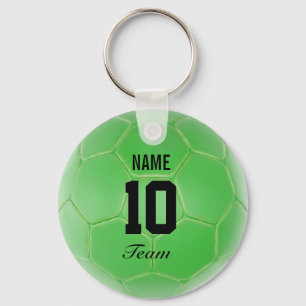Chaveiro Nome Personalizado da Bola de Futebol da Equipe Ne