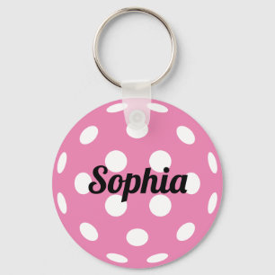 Chaveiro Nome Personalizado da Bola de Pickleball