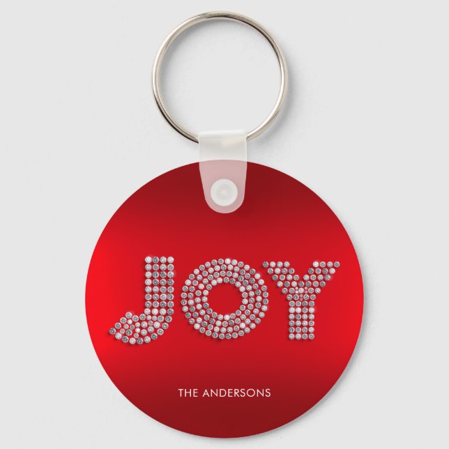 Chaveiro Nome Personalizado da PIADA de Natal do Glitter Sp (Frente)