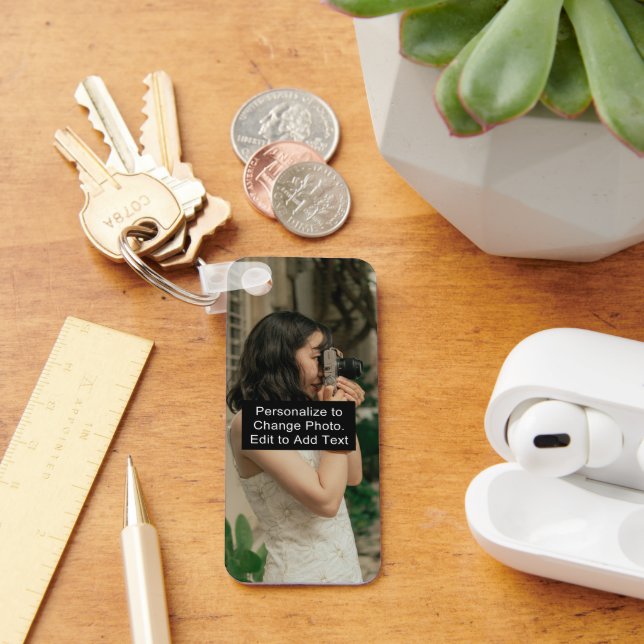 Chaveiro Nome Personalizado de Arte Fotográfica Monograma C (Mesa)