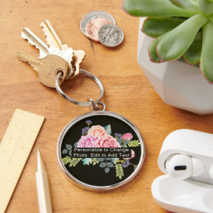 Chaveiro Nome Personalizado de Arte Monograma Cotação Grand