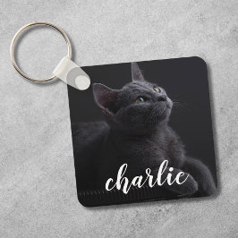 Chaveiro Nome Personalizado de Foto de Pet Personalizado