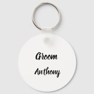 Chaveiro Nome Personalizado de Oferta do Groom Casamento de