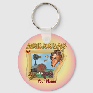 Chaveiro Nome personalizado do Arkansas