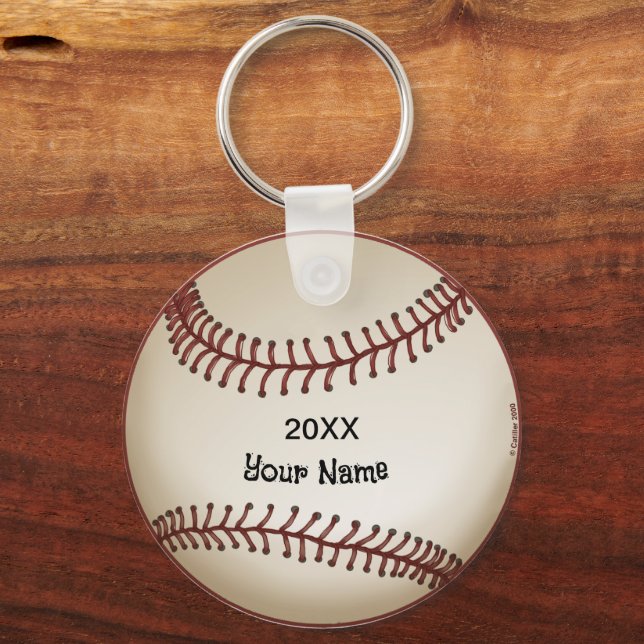 Chaveiro Nome personalizado do baseball (Frente)
