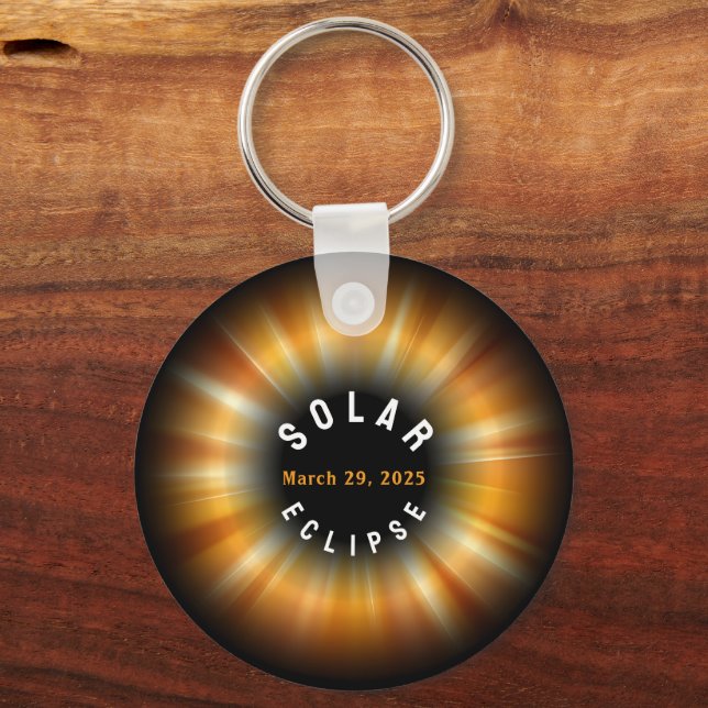 Chaveiro NOME PERSONALIZADO do Eclipse American Event 3/29/ (Frente)