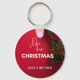 Chaveiro Nome Personalizado do Primeiro Natal das Berias Sa