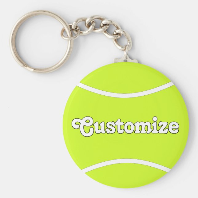 Chaveiro Nome Personalizado do tênis Team ou Player (Frente)