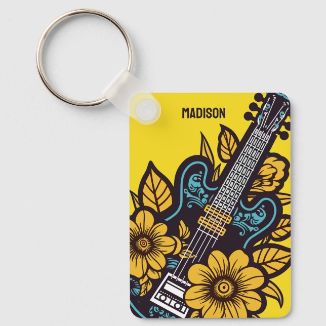 Chaveiro Nome Personalizado e Cor Ukulele (Frente)