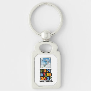 Chaveiro Nome personalizado e PAI MELHOR