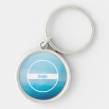 Nome Personalizado em Pingente com Gradiente Azul