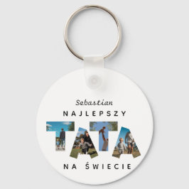 Chaveiro Nome personalizado Fou-Photo NAJLEPSZY TATA NA ŚWI