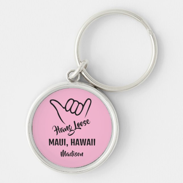 Chaveiro Nome Personalizado, Localização e Partilha de Core (Frente)