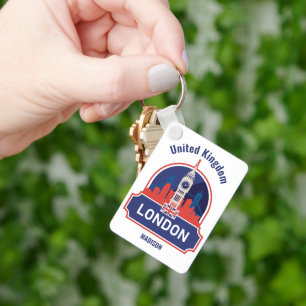 Chaveiro Nome Personalizado Londres