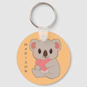 Chaveiro Nome Personalizado Love Koala