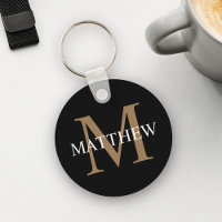 Nome Personalizado Monograma Preto
