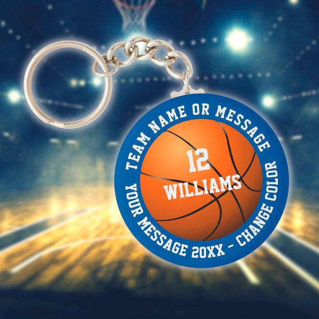 Chaveiro Nome Personalizado Número Nome da Equipe Basqueteb (Criador carregado)