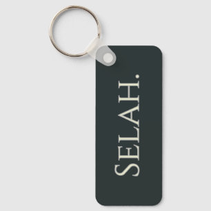 Chaveiro Nome personalizado palavra hebraica Selah