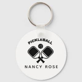 Chaveiro Nome Personalizado Pickleball Paddles