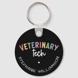 Chaveiro Nome Personalizado técnico veterinário | Vet Techn