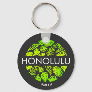 Chaveiro Nome Personalizado Tropical Honolulu Hawaii 