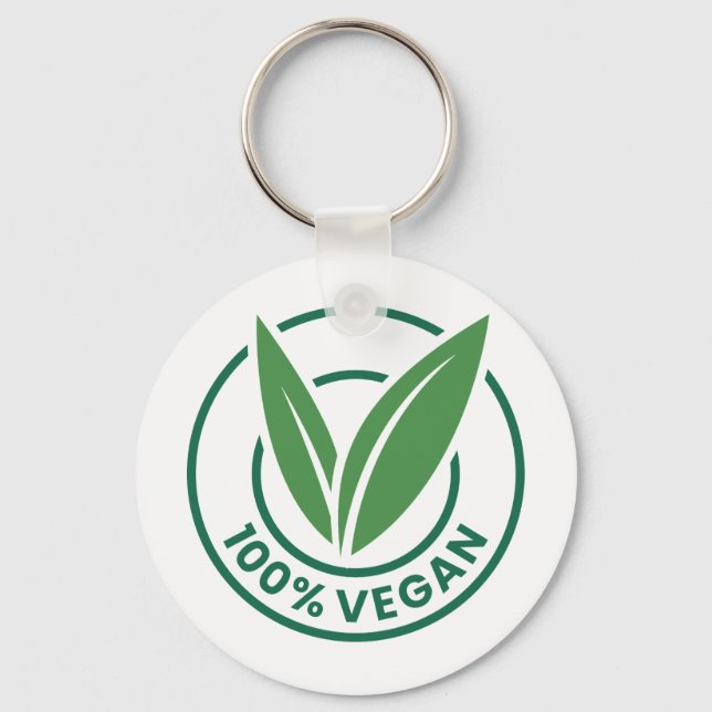 Chaveiro Nome Personalizado / Vegan de Texto (Frente)