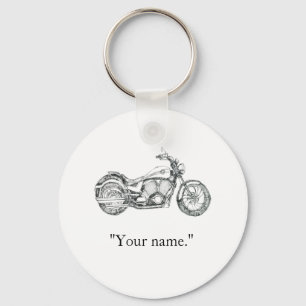 Chaveiro Nome Personalizado Vintage    MotorbikeKeychain