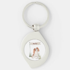 Chaveiro Nome personalizável Cavalier King Charles Spaniel