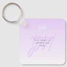 Nome profissional e Modelo de slogan | Puro claro