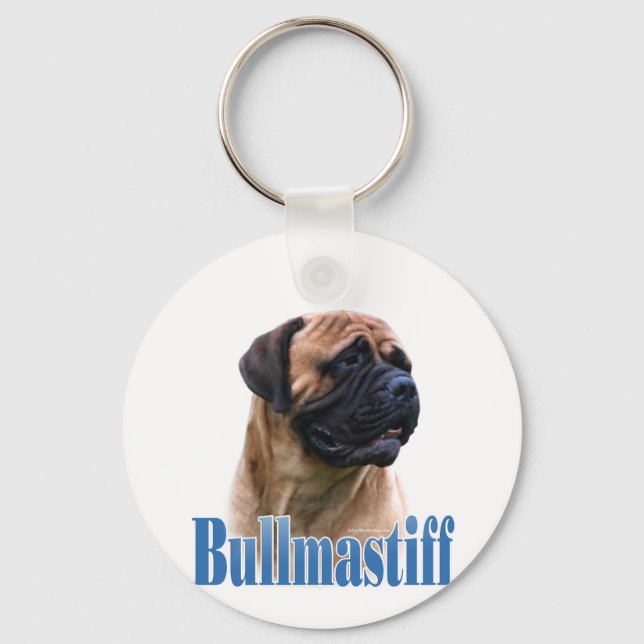 Chaveiro Nome Red Bullmastiff (Frente)