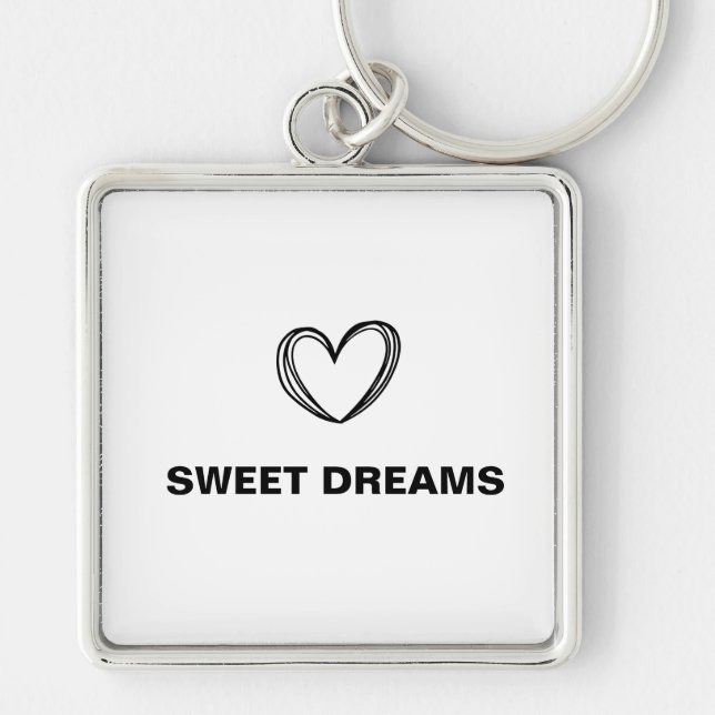 Chaveiro nome simples e mínimo do cliente monograma (Frente)