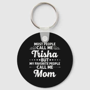 Chaveiro Nome Trisha Presente Divertido Dia das Mães Person