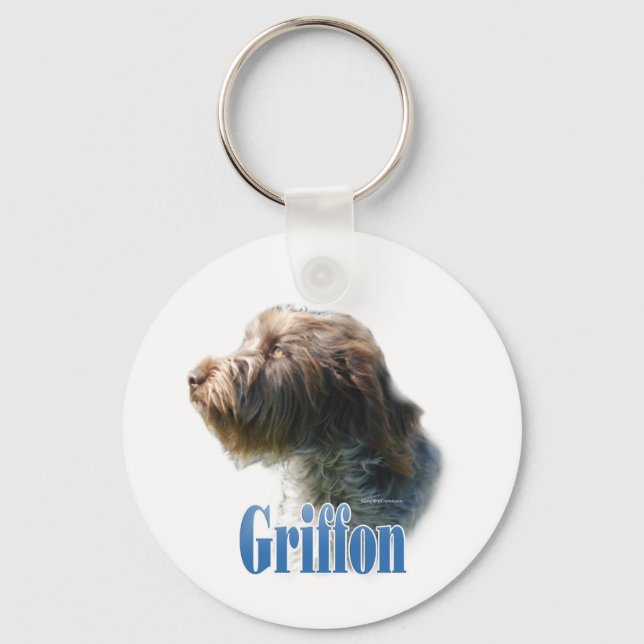 Chaveiro Nome Wirehaired Pointing Griffon (Frente)