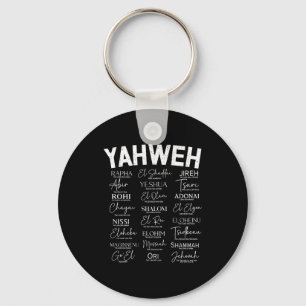 Chaveiro Nomes Hebraicos de Deus Jesus na Camisa