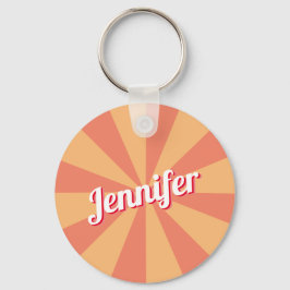 Chaveiro Nomes Personalizados Fontes Retro Pink Laranja Exp