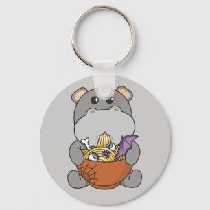 Chaveiro Noodles Japoneses Noodles Halloween Hippo Ramen Ke