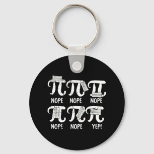 Chaveiro Nope Pi Day Engraçado Professor de Máscara Engraça