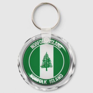 Chaveiro Norfolk Island Round Emblem
