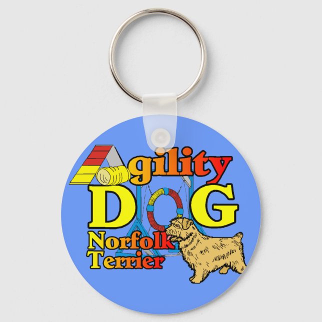 Chaveiro Norfolk_Terrier_Agilidade (Frente)