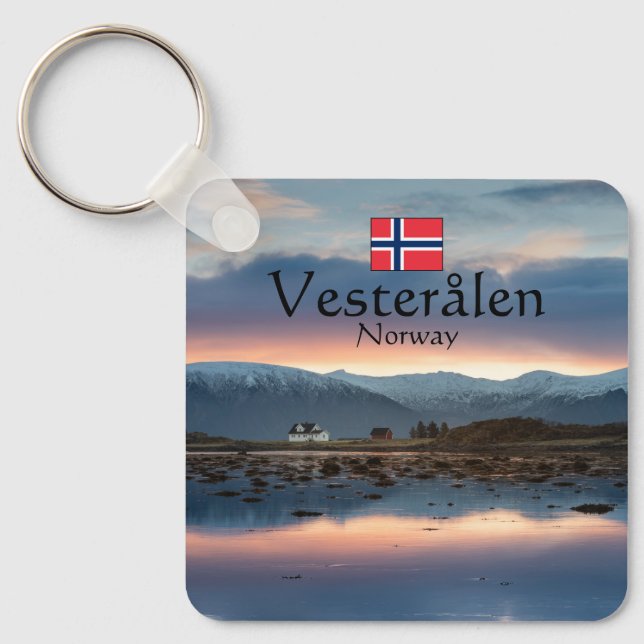 Chaveiro Noruega Vesteralen Souvenir (Frente)