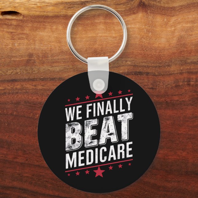 Chaveiro Nós Finalmente Derrotamos o Medicare Trump Biden E (Frente)
