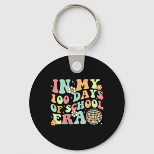 Chaveiro Nos Meus 100 Dias Da Era Da Escola, Retro Disco 10