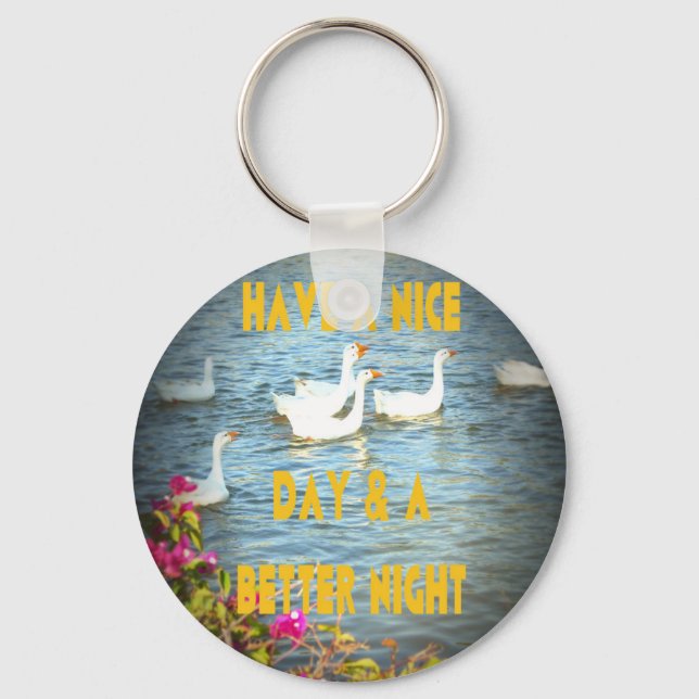 Chaveiro Nós sempre deixamos nossos clientes felizes e sati (Frente)