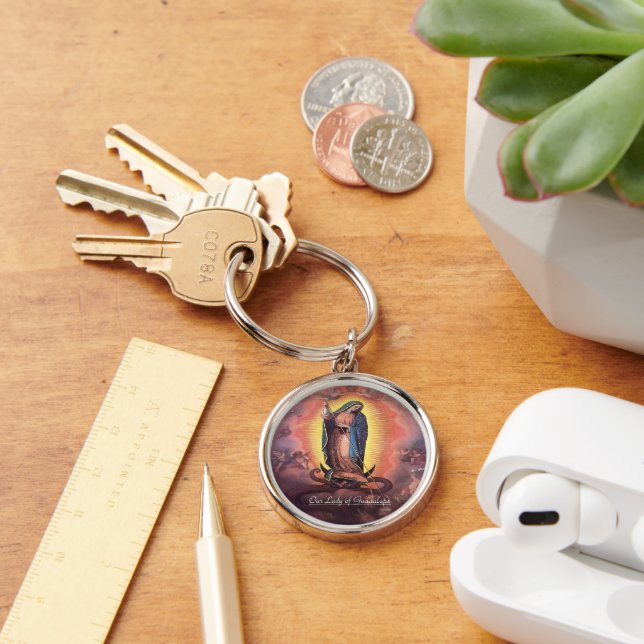 Chaveiro Nossa Senhora de Guadalupe Rev 12 (Mesa)