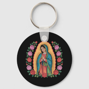 Chaveiro Nossa Senhora De Guadalupe Sant Mary Impressão Atr