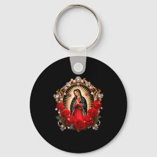 Chaveiro Nossa Senhora de Guadalupe Santa Virgem Maria Em F